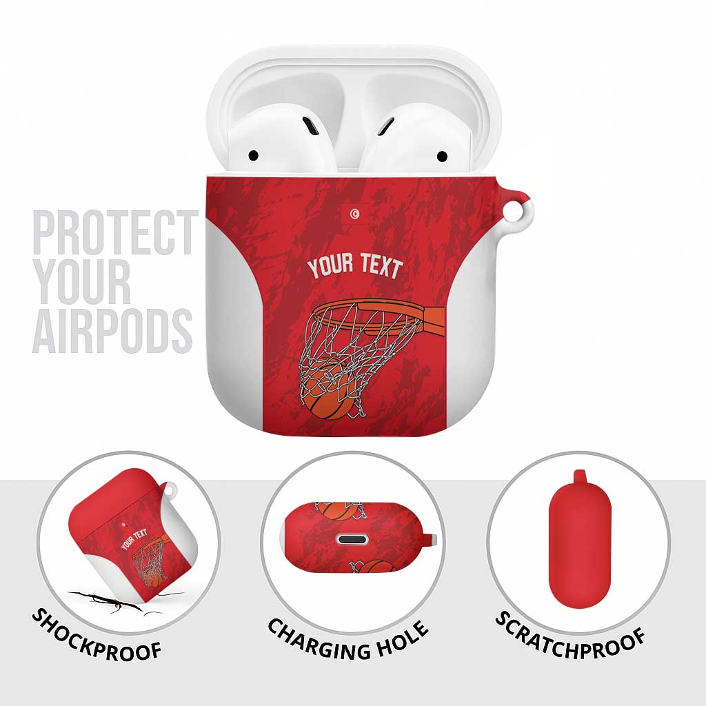 Tunisia Basketball Custom AirPods Case Go Champions Eagles of Carthage