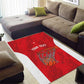 Afro Basketball Custom Tunisia Area Rug Go Champions Eagles of Carthage - African Pride