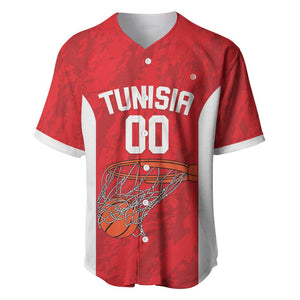 Afro Basketball Custom Tunisia Baseball Jersey Go Champions Eagles of Carthage - African Pride