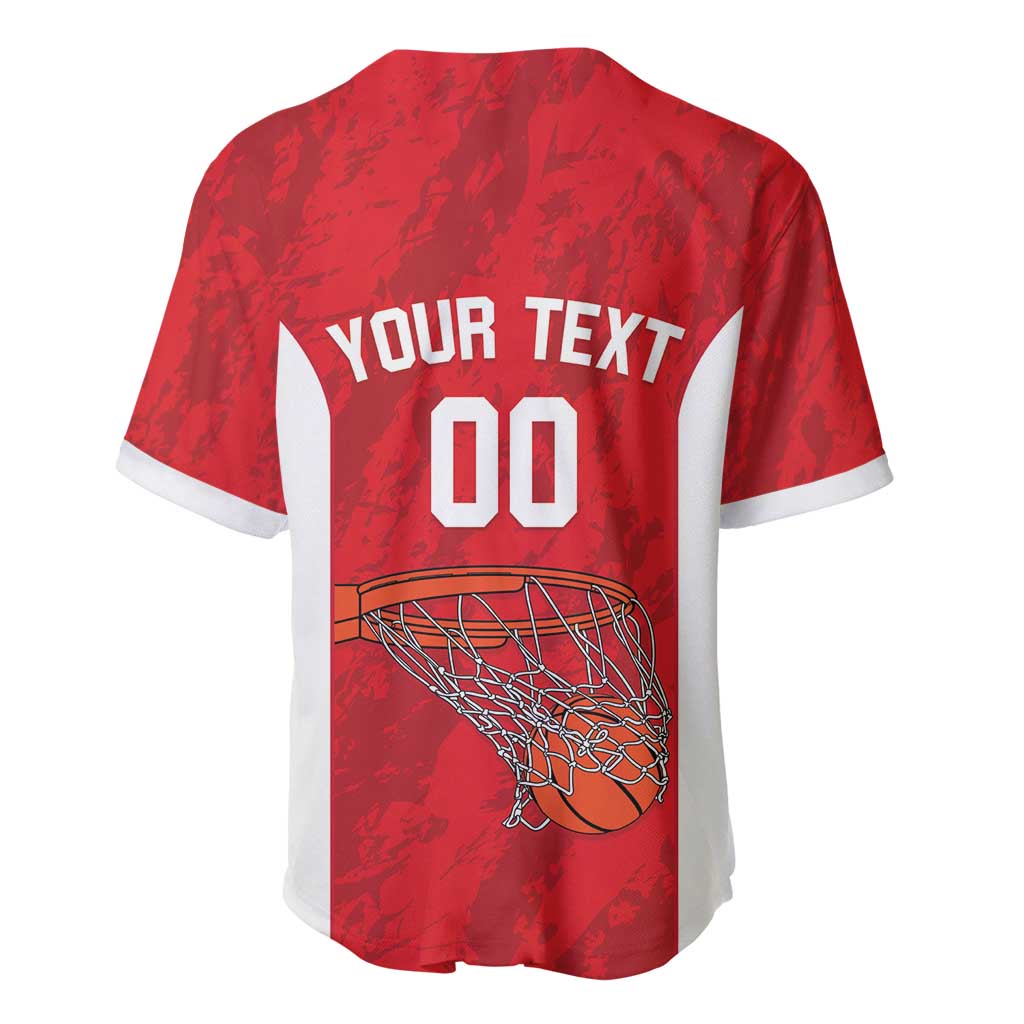 Afro Basketball Custom Tunisia Baseball Jersey Go Champions Eagles of Carthage - African Pride