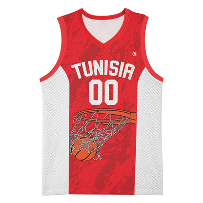 Afro Basketball Custom Tunisia Basketball Jersey Go Champions Eagles of Carthage - African Pride