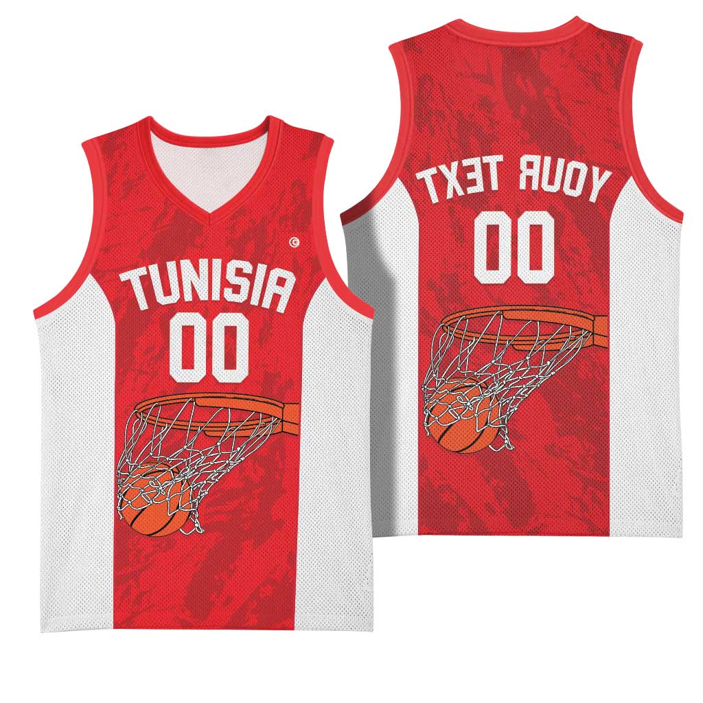 Afro Basketball Custom Tunisia Basketball Jersey Go Champions Eagles of Carthage - African Pride