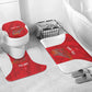 Tunisia Basketball Custom Bathroom Set Go Champions Eagles of Carthage
