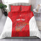 Afro Basketball Custom Tunisia Bedding Set Go Champions Eagles of Carthage - African Pride