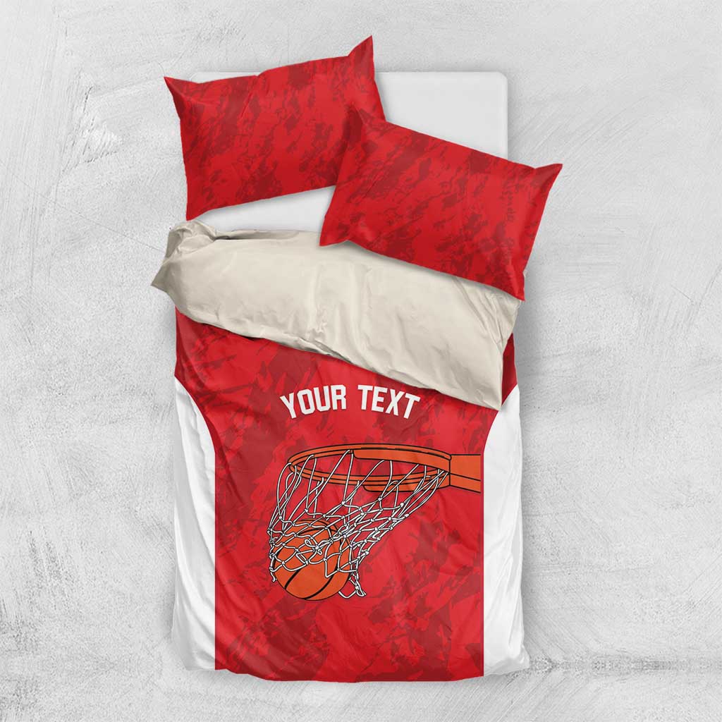 Afro Basketball Custom Tunisia Bedding Set Go Champions Eagles of Carthage - African Pride