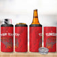 Afro Basketball Custom Tunisia 4 in 1 Can Cooler Tumbler Go Champions Eagles of Carthage - African Pride