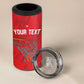 Afro Basketball Custom Tunisia 4 in 1 Can Cooler Tumbler Go Champions Eagles of Carthage - African Pride
