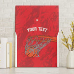 Afro Basketball Custom Tunisia Canvas Wall Art Go Champions Eagles of Carthage - African Pride