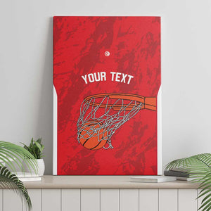 Afro Basketball Custom Tunisia Canvas Wall Art Go Champions Eagles of Carthage - African Pride