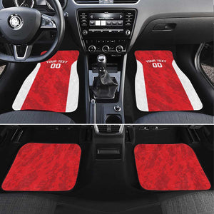 Afro Basketball Custom Tunisia Car Mats Go Champions Eagles of Carthage - African Pride