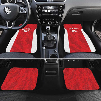 Afro Basketball Custom Tunisia Car Mats Go Champions Eagles of Carthage - African Pride