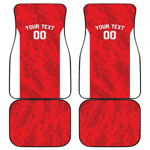 Afro Basketball Custom Tunisia Car Mats Go Champions Eagles of Carthage - African Pride
