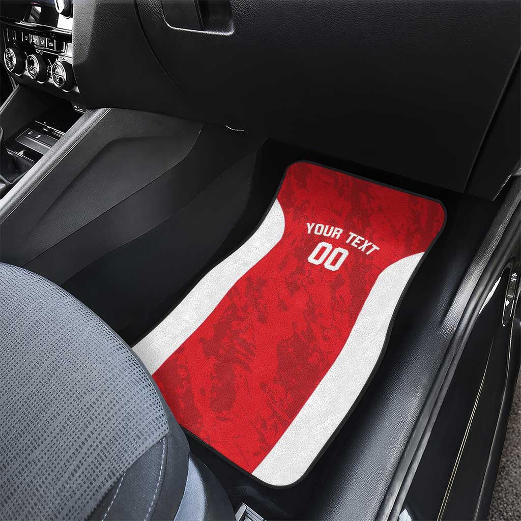 Afro Basketball Custom Tunisia Car Mats Go Champions Eagles of Carthage - African Pride