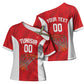 Tunisia Basketball Custom Cross Shoulder Shirt Go Champions Eagles of Carthage