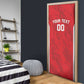 Tunisia Basketball Custom Door Cover Go Champions Eagles of Carthage