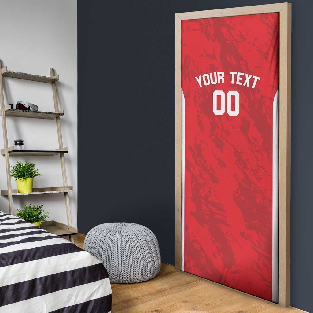 Tunisia Basketball Custom Door Cover Go Champions Eagles of Carthage