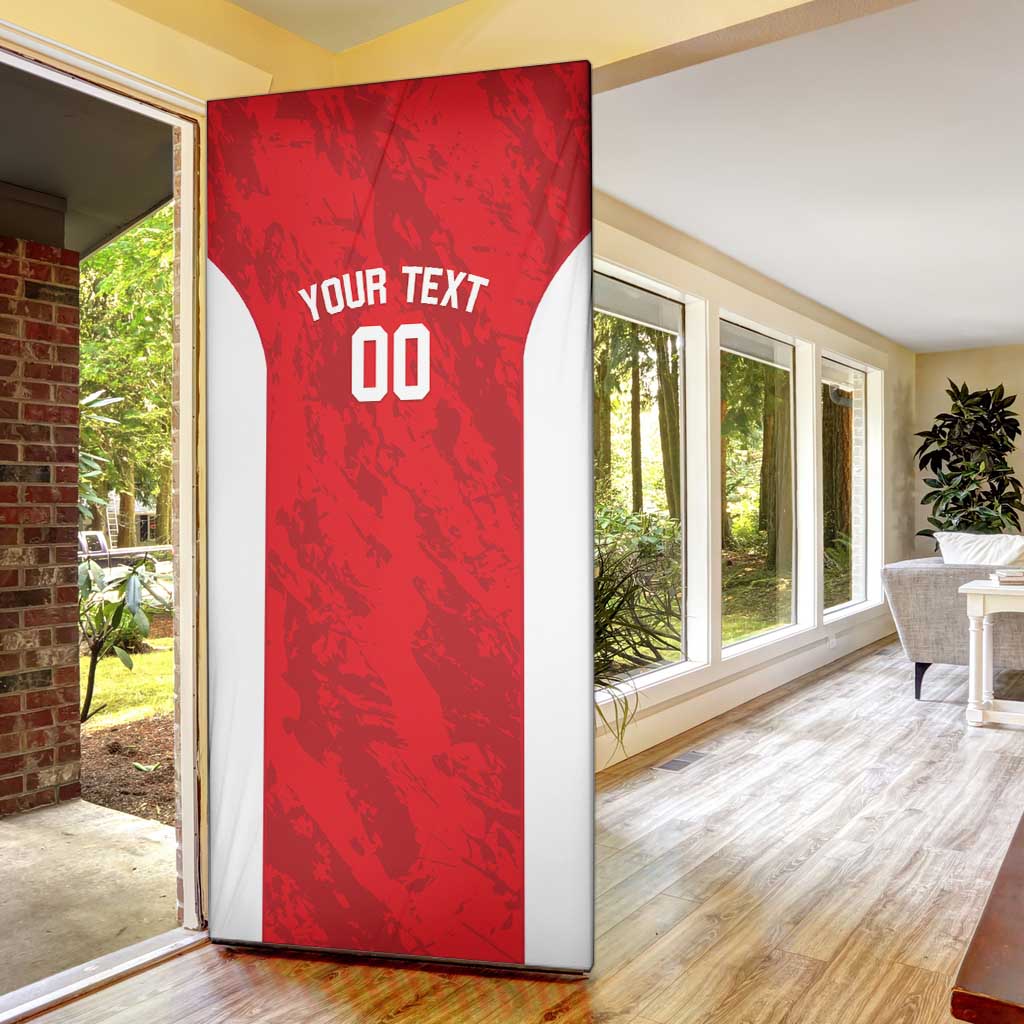 Tunisia Basketball Custom Door Cover Go Champions Eagles of Carthage