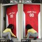Tunisia Basketball Custom Door Cover Go Champions Eagles of Carthage