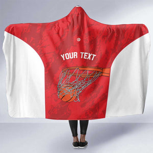 Afro Basketball Custom Tunisia Hooded Blanket Go Champions Eagles of Carthage - African Pride
