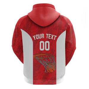 Afro Basketball Custom Tunisia Hoodie Go Champions Eagles of Carthage - African Pride