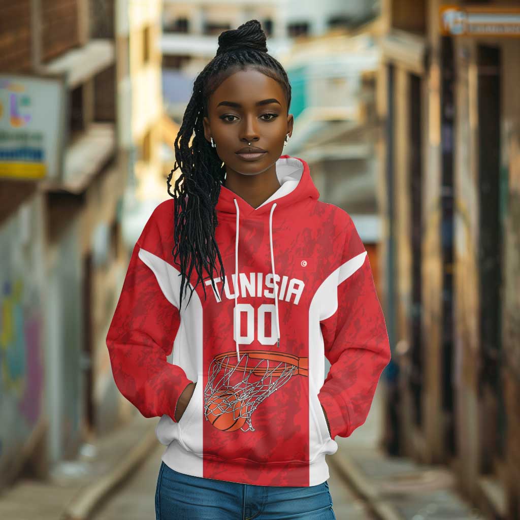 Afro Basketball Custom Tunisia Hoodie Go Champions Eagles of Carthage - African Pride