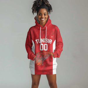 Afro Basketball Custom Tunisia Hoodie Dress Go Champions Eagles of Carthage - African Pride