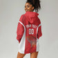 Afro Basketball Custom Tunisia Hoodie Dress Go Champions Eagles of Carthage - African Pride