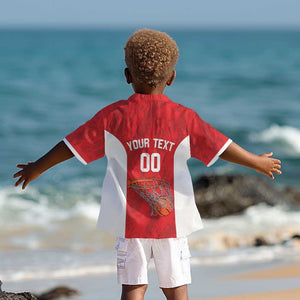 Afro Basketball Custom Tunisia Kid Hawaiian Shirt Go Champions Eagles of Carthage - African Pride
