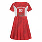 Afro Basketball Custom Tunisia Kid Short Sleeve Dress Go Champions Eagles of Carthage - African Pride