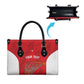 Tunisia Basketball Custom Leather Bag Go Champions Eagles of Carthage
