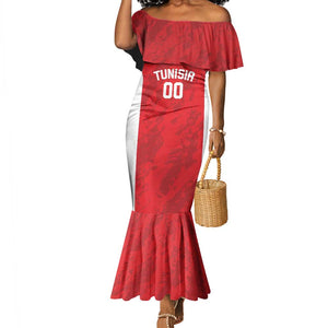 Afro Basketball Custom Tunisia Mermaid Dress Go Champions Eagles of Carthage - African Pride