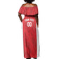 Afro Basketball Custom Tunisia Off Shoulder Maxi Dress Go Champions Eagles of Carthage - African Pride