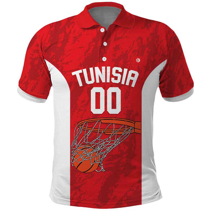 Afro Basketball Custom Tunisia Polo Shirt Go Champions Eagles of Carthage - African Pride