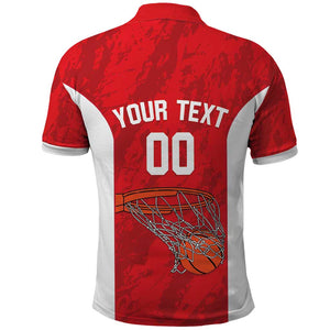 Afro Basketball Custom Tunisia Polo Shirt Go Champions Eagles of Carthage - African Pride