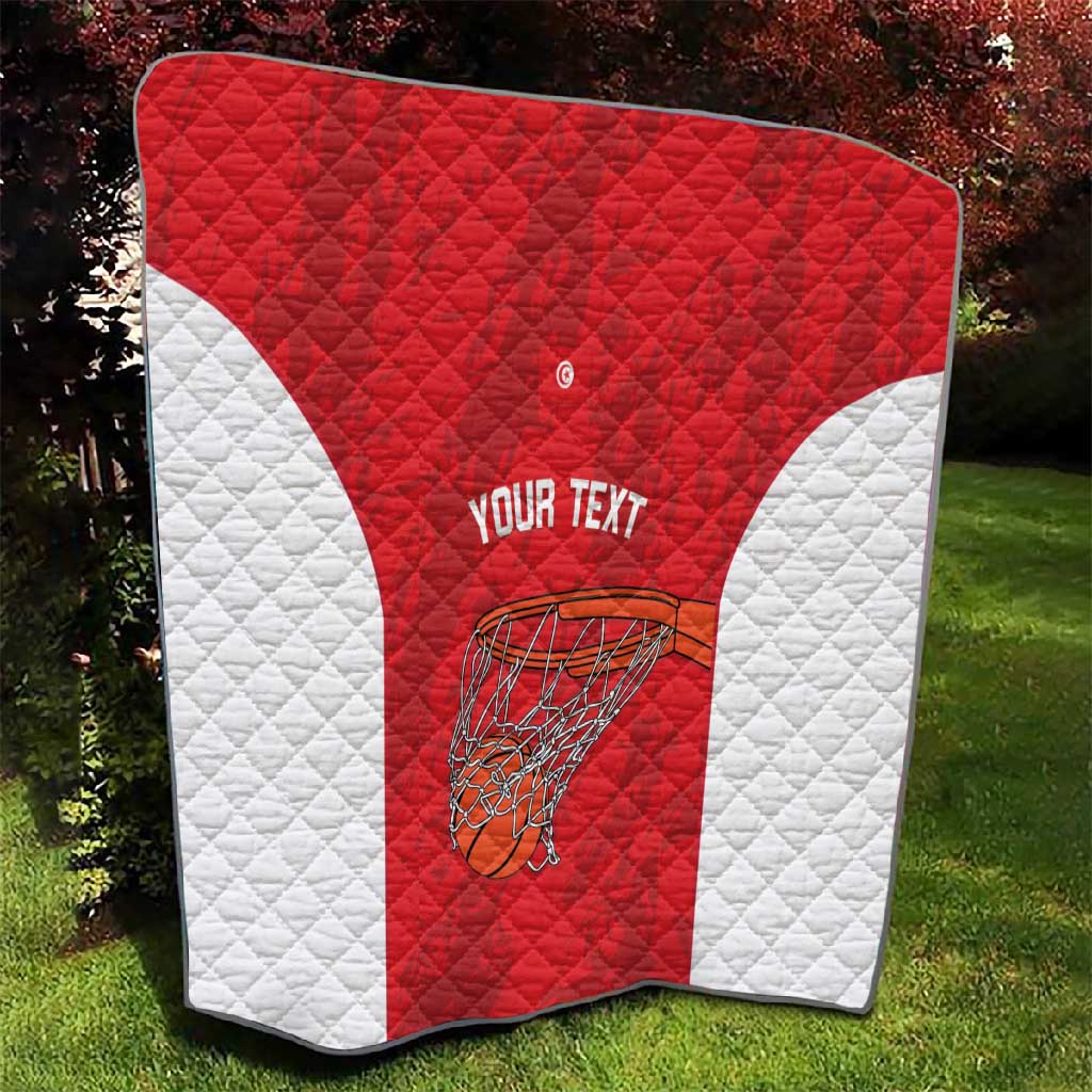 Afro Basketball Custom Tunisia Quilt Go Champions Eagles of Carthage - African Pride