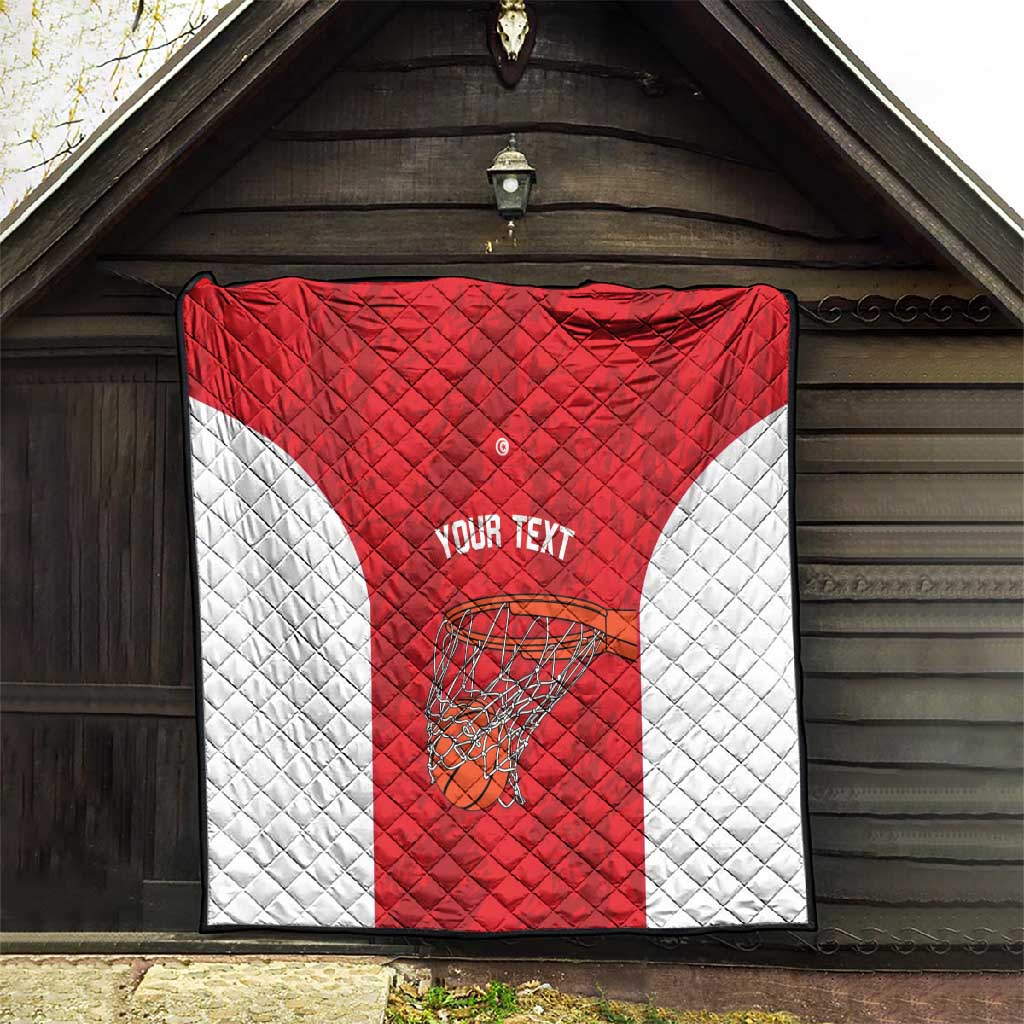 Afro Basketball Custom Tunisia Quilt Go Champions Eagles of Carthage - African Pride
