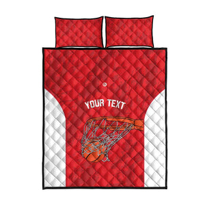 Afro Basketball Custom Tunisia Quilt Bed Set Go Champions Eagles of Carthage - African Pride