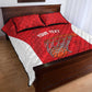 Afro Basketball Custom Tunisia Quilt Bed Set Go Champions Eagles of Carthage - African Pride