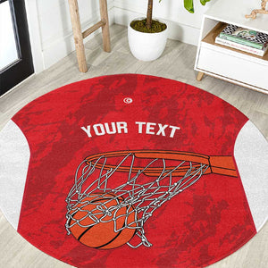 Afro Basketball Custom Tunisia Round Carpet Go Champions Eagles of Carthage - African Pride