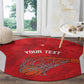 Afro Basketball Custom Tunisia Round Carpet Go Champions Eagles of Carthage - African Pride