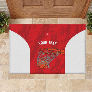 Afro Basketball Custom Tunisia Rubber Doormat Go Champions Eagles of Carthage - African Pride