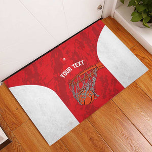 Afro Basketball Custom Tunisia Rubber Doormat Go Champions Eagles of Carthage - African Pride