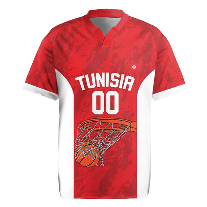 Afro Basketball Custom Tunisia Rugby Jersey Go Champions Eagles of Carthage - African Pride