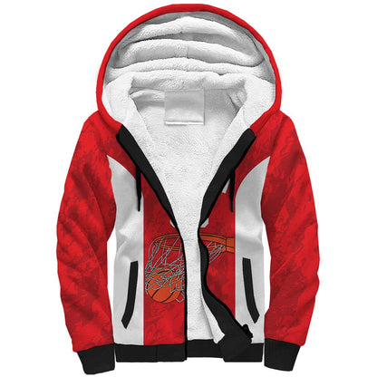 Afro Basketball Custom Tunisia Sherpa Hoodie Go Champions Eagles of Carthage - African Pride