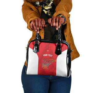 Afro Basketball Custom Tunisia Shoulder Handbag Go Champions Eagles of Carthage - African Pride