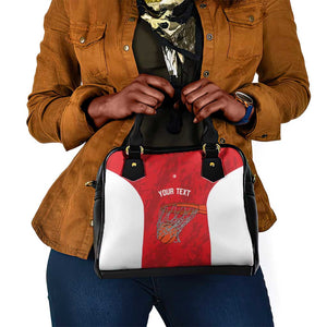 Afro Basketball Custom Tunisia Shoulder Handbag Go Champions Eagles of Carthage - African Pride