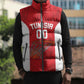 Tunisia Basketball Custom Sleeveless Puffer Jacket Go Champions Eagles of Carthage