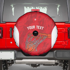 Afro Basketball Custom Tunisia Spare Tire Cover Go Champions Eagles of Carthage - African Pride