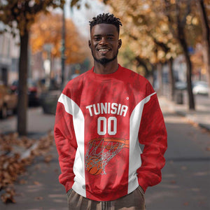 Afro Basketball Custom Tunisia Sweatshirt Go Champions Eagles of Carthage - African Pride