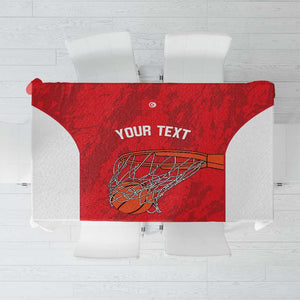 Afro Basketball Custom Tunisia Tablecloth Go Champions Eagles of Carthage - African Pride